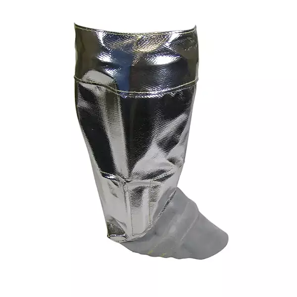 Steel Grip Aluminized Rayon/Leather Spat/ Legging