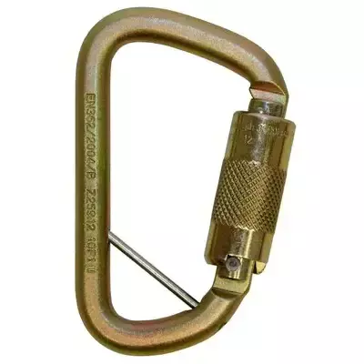 3M™ DBI-SALA® Rollgliss™ Gold Technical Rescue Offset D Fall Arrest Carabiner w/ Captive Eye, 2000117 Medium