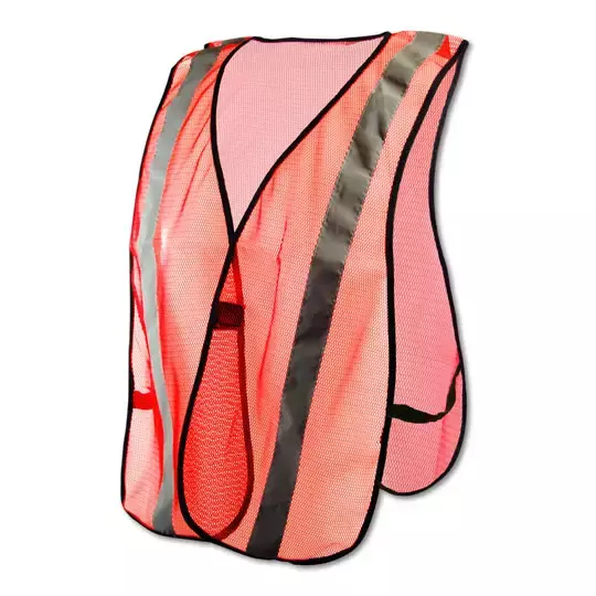 Magid® Orange Polyester High-Visibility Vest