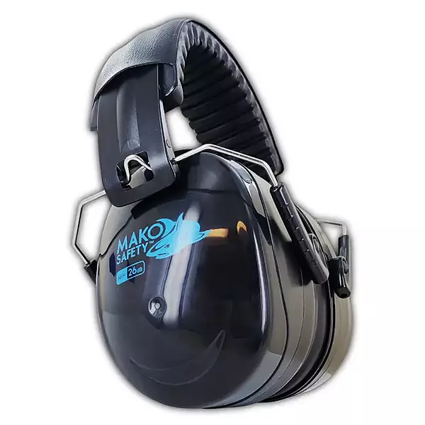 MAKO Safety™ MKM26 Adjustable Folding Earmuffs, NRR 26
