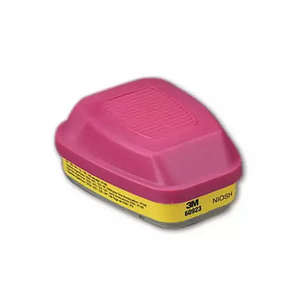 3M™ P100 Cartridge Filters 60923, Organic Vapor-Acid Gas