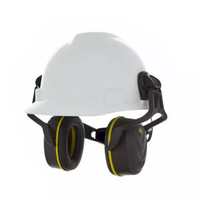 MSA V-Gard® Safety Ear Muffs, Helmet Mounted Hearing Protection, Medium