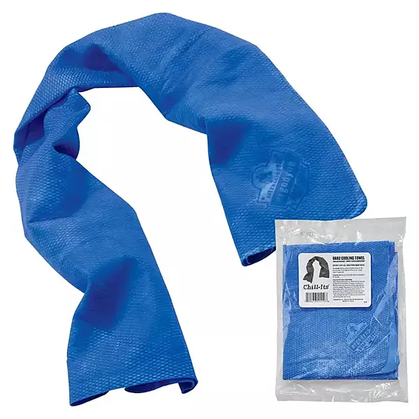 Ergodyne Chill-Its PF6602 Navy Evaporative Cooling Towel