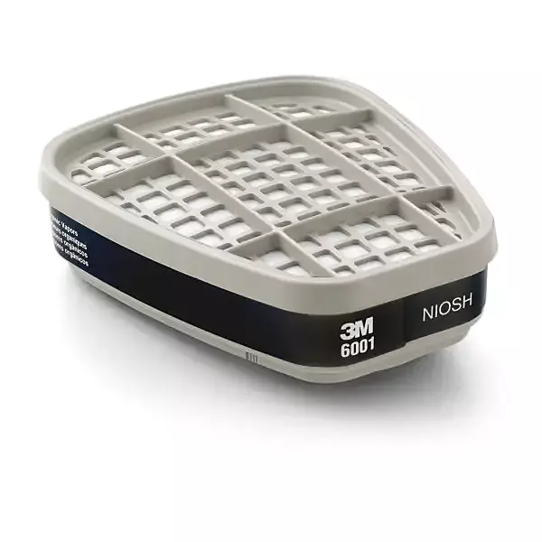 3M 6001 NIOSH-Approved Organic Vapor Cartridge for 3M Respirators
