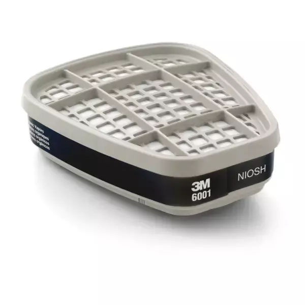 3M 6001 NIOSH-Approved Organic Vapor Cartridge for 3M Respirators
