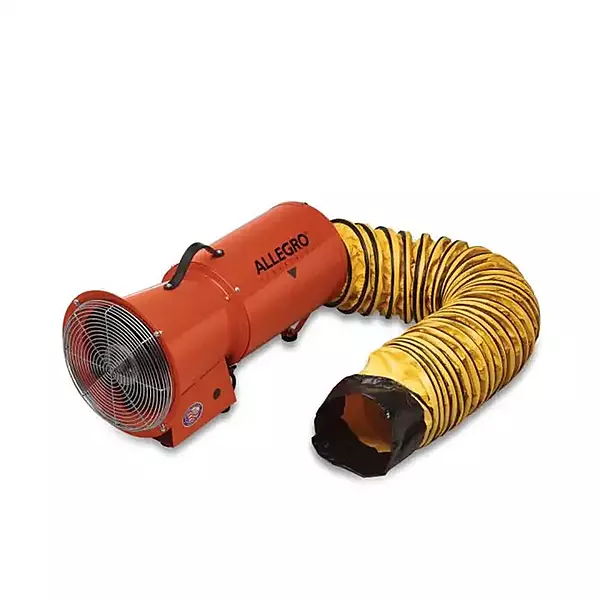 Allegro 9514-25 115V AC Axial Blower with Canister And 25' of Ducting
