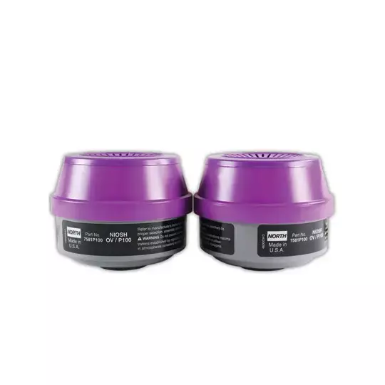 North by Honeywell 7581P100 Organic Vapor & P100 Filter Cartridge