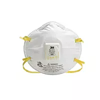 3M 8210V Dust Particulate Respirator, N95 with 3M Cool Flow Valve, 10/Dispenser