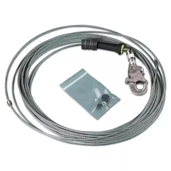 3M DBI-SALA 3900111 Sealed-Blok Stainless Steel Cable Assembly with Hook
