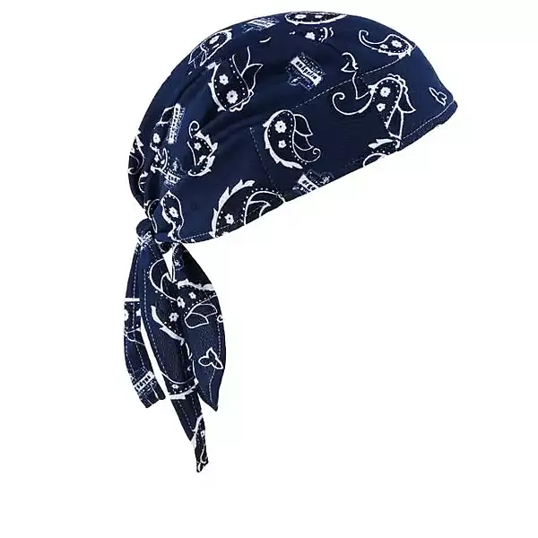 Ergodyne Chill-Its 6615 Navy Western High-Performance Dew Rag