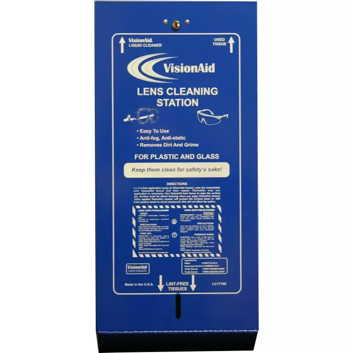VisionAid Lensclean Filled Metal Lens Cleaning Station