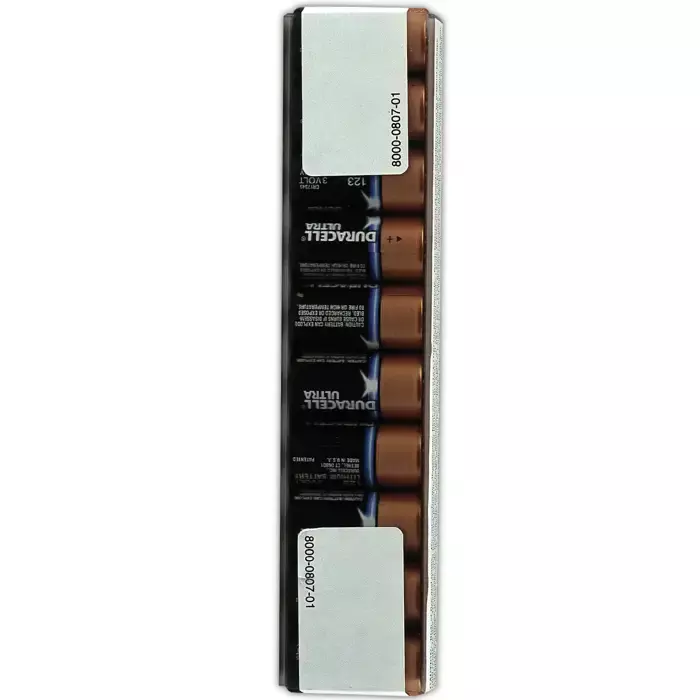 Duracell Type 123 Replacement Lithium Batteries Sleeve for ZOLL AED Plus
