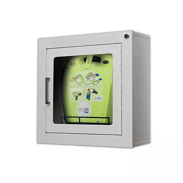 ZOLL Standard Metal Wall Cabinet with Alarm for AED Plus