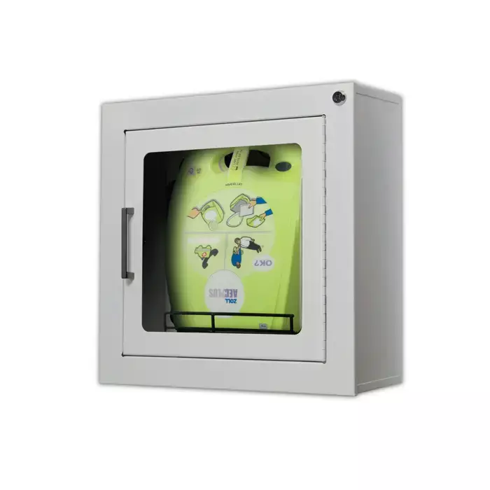 ZOLL Standard Metal Wall Cabinet with Alarm for AED Plus
