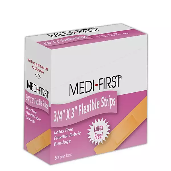 Medique® Medi-First® ¾" x 3" Woven Adhesive Bandages