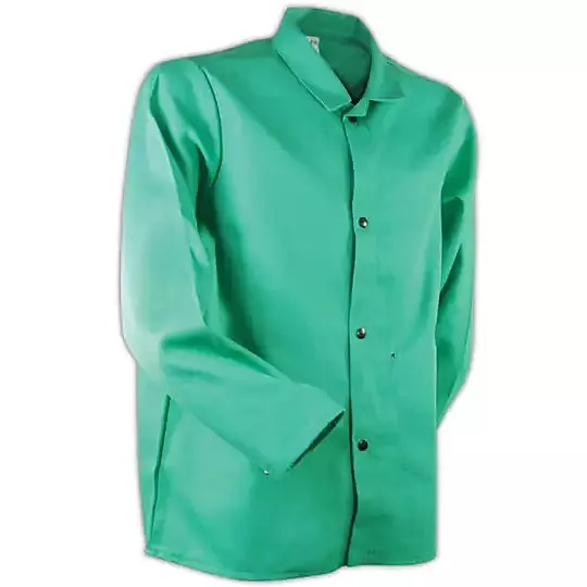 Magid® SparkGuard® 9 oz. FR 100% Cotton Green Welding Jacket – 1830