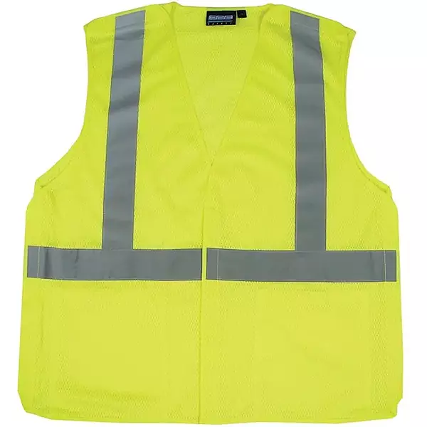 ERB Aware Wear S320 Hi-Viz Lime Yellow Class 2 Breakaway Vests