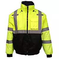 Tingley Job Sight Bomber 3.1 J26172 Hi-Viz Jacket with Removable Liner