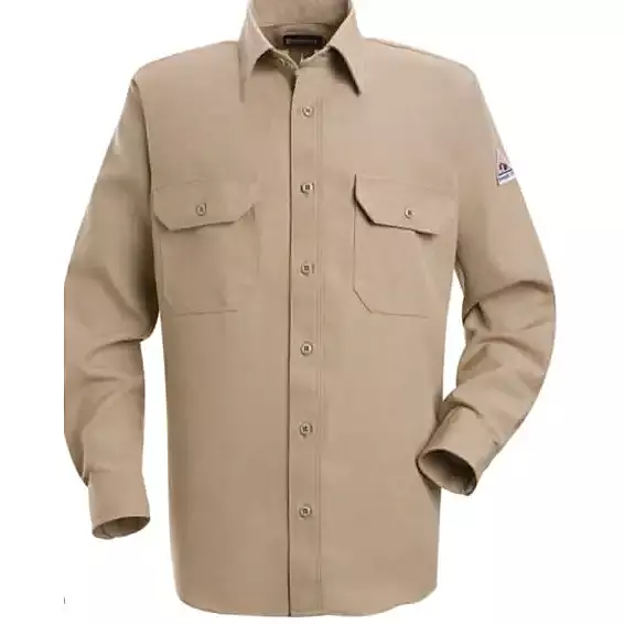 VF Imagewear FR Tan Mens Button Front Deluxe Shirt