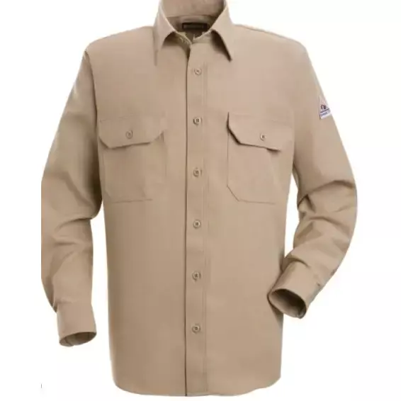 VF Imagewear FR Tan Mens Button Front Deluxe Shirt