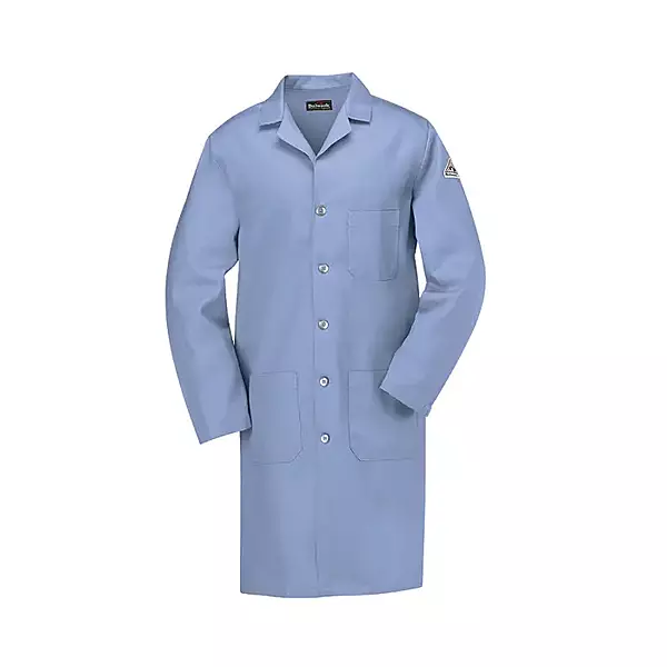 Bulwark Flame Resistant Lab Coat EXCEL FR Light Blue KEL2LB