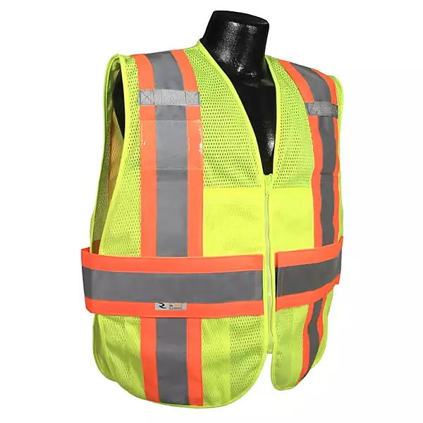 Radians SV23-2 Type R Class 2 Expandable Hi-Viz Green Two Tone Safety Vest