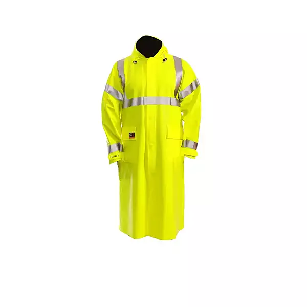 Tingley Eclipse C44122 Hi-Viz Yellow Quad-Hazard Arc Flash and Flash Fire-Resistant Coat