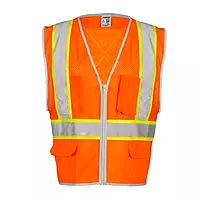 Kishigo® Premium Brilliant Series® 1577 X Back Dual Compliant Vest, Class 2