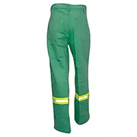 Magid 1531RFH Green Relaxed Fit Fire Resistant Pants With Concealed Snap Closure