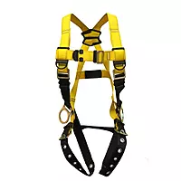Guardian Series 3 Full-Body Harness With Quick Connect Chest, Tongue Buckle Legs, and Back/Side D-Rings