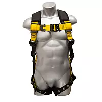 Guardian Series Five Harness With Quick Connect Chest, Tongue Buckle Legs, and Back D-Ring