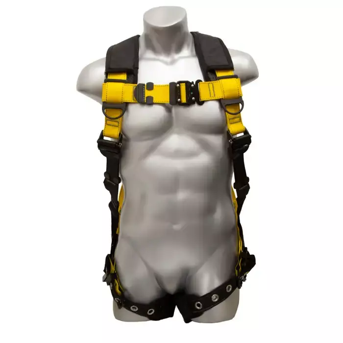 Guardian Series Five Harness With Quick Connect Chest, Tongue Buckle Legs, and Back D-Ring