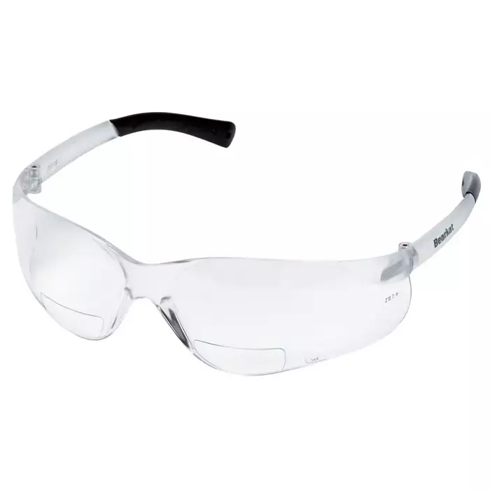 MCR Safety Bearkat BKH Clear Safety Glasses with Scratch-Resistant Lens