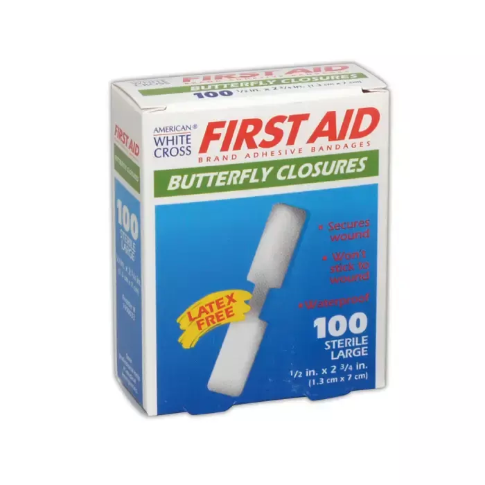American White Cross® Medium and Large Butterfly Wound Closures