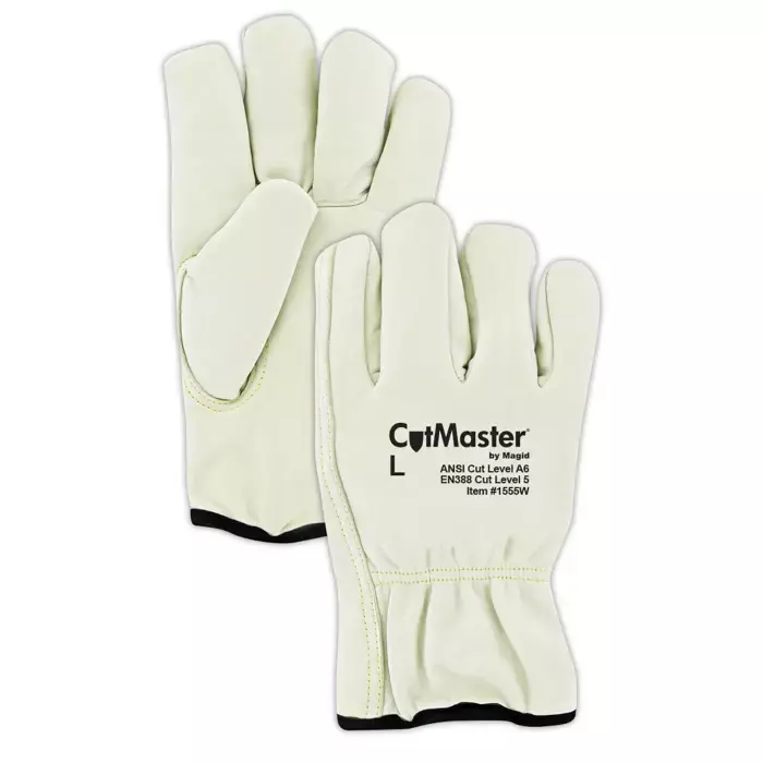 Magid® CutMaster® 1555W Thermal Leather Drivers Gloves — ANSI Cut Level A6