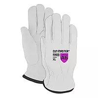 Magid® CutMaster® 1266KV Para-Aramid Lined Goatskin Leather Drivers Glove- Cut Level A6