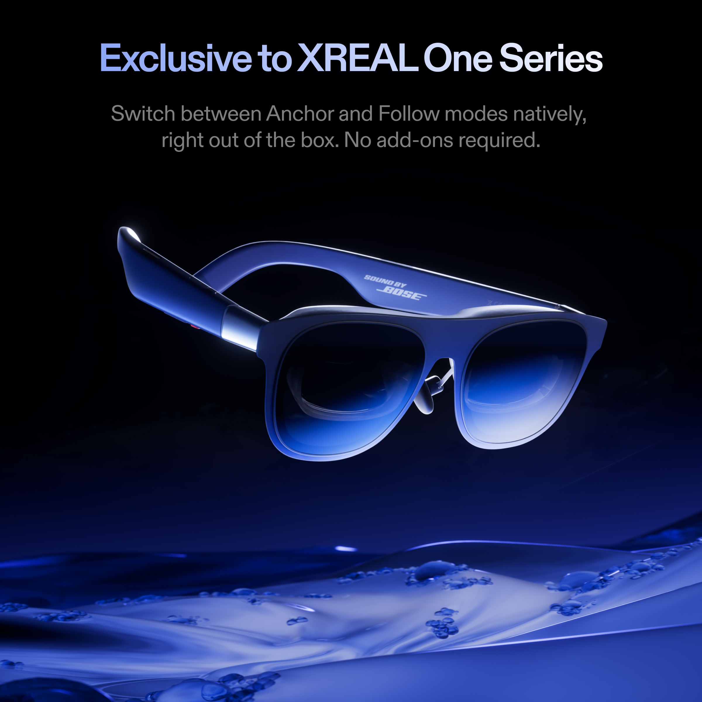 XREAL 1S AR Glasses 500" Screen 52 FOV 3DoF USB-C Devices