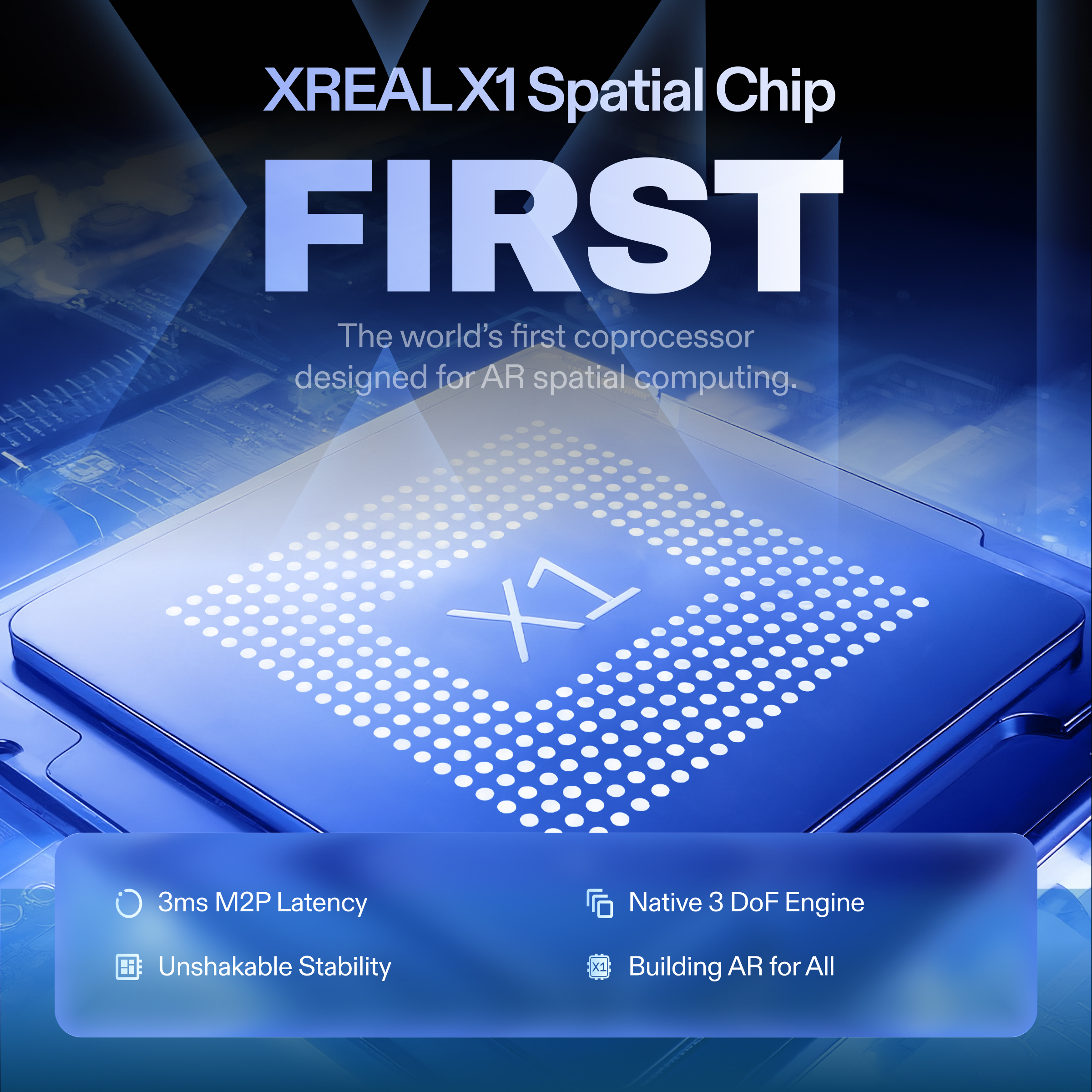 XREAL 1S AR Glasses 500" Screen 52 FOV 3DoF USB-C Devices