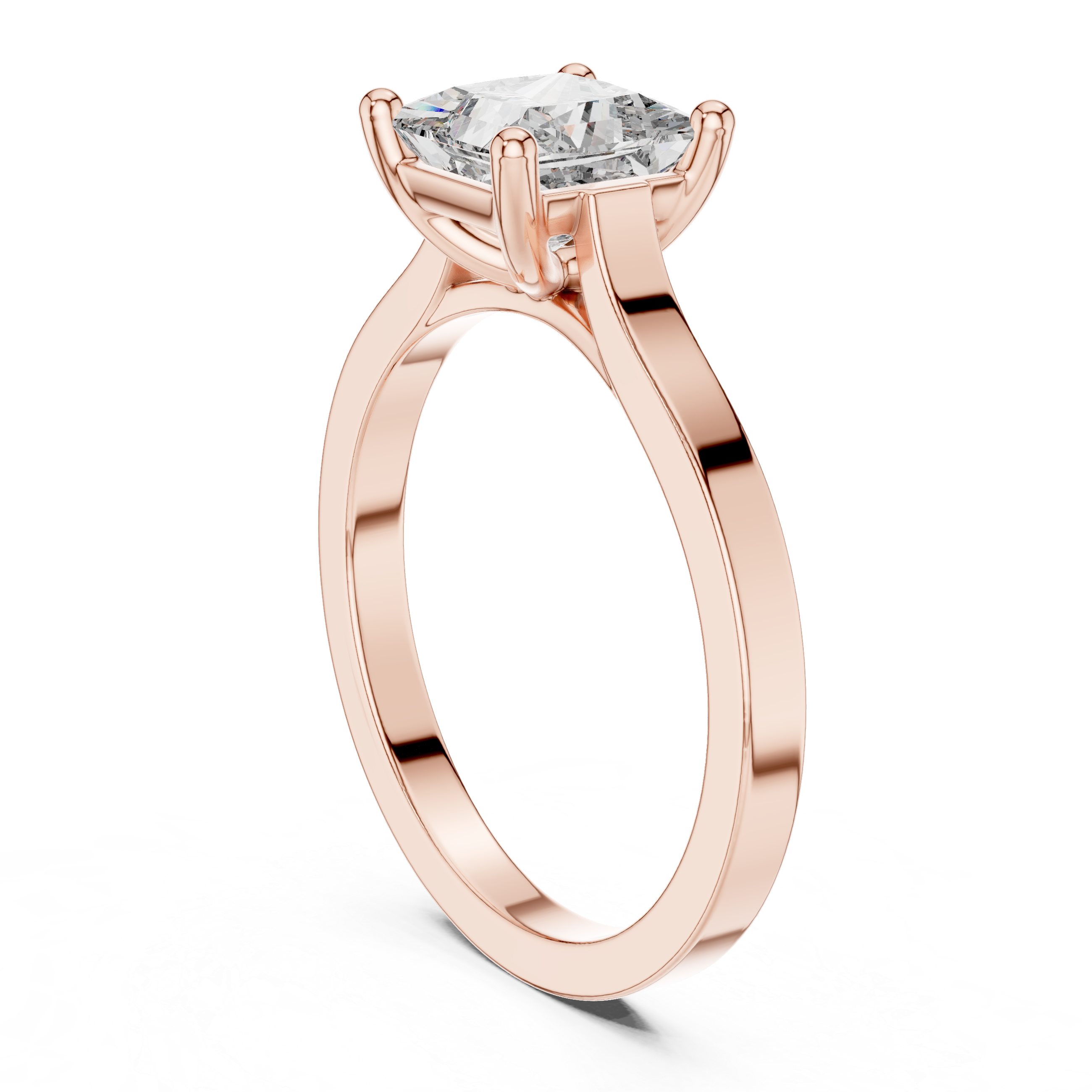 Princess diamond Solitaire ring