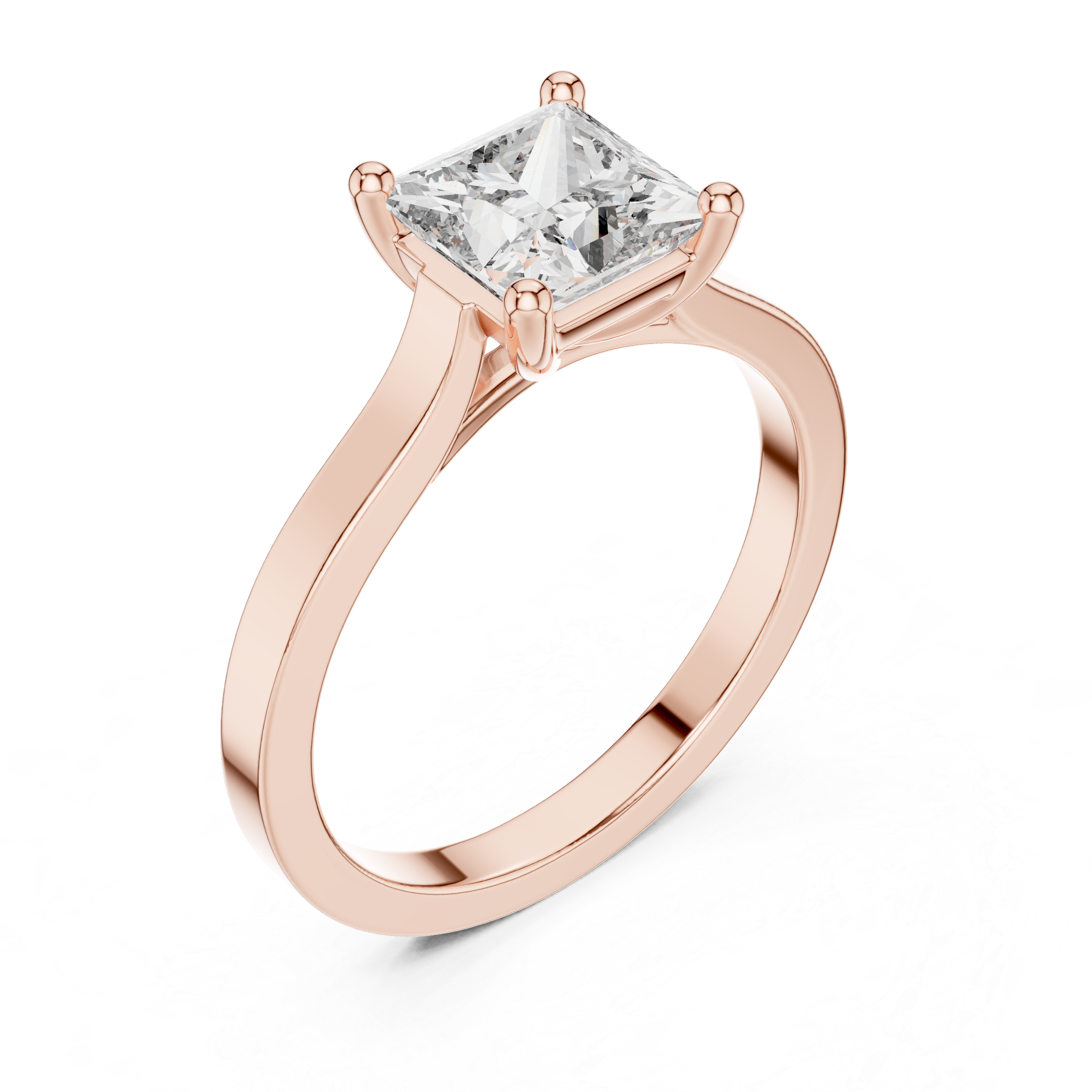 Princess diamond Solitaire ring