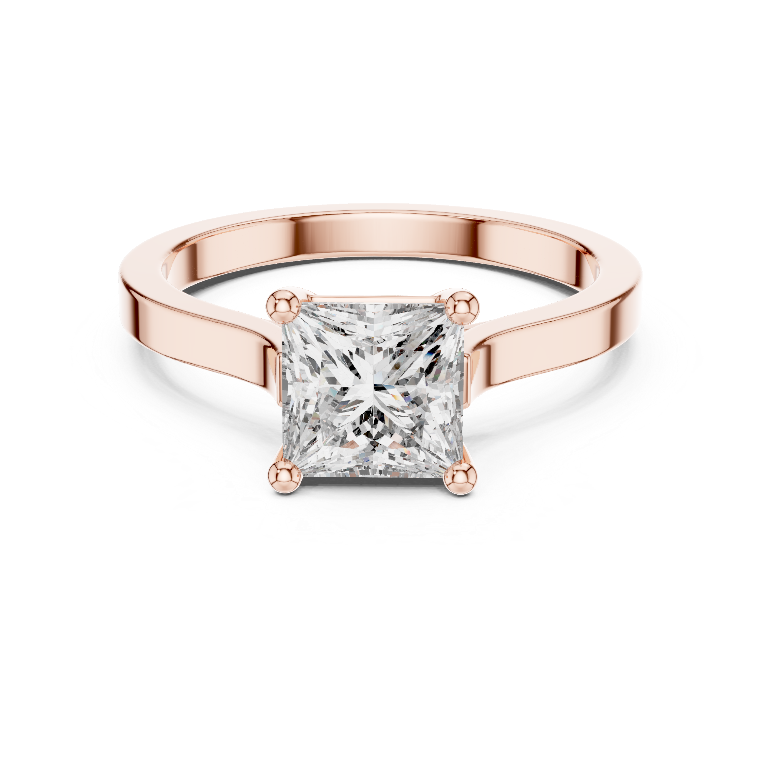 Princess diamond Solitaire ring