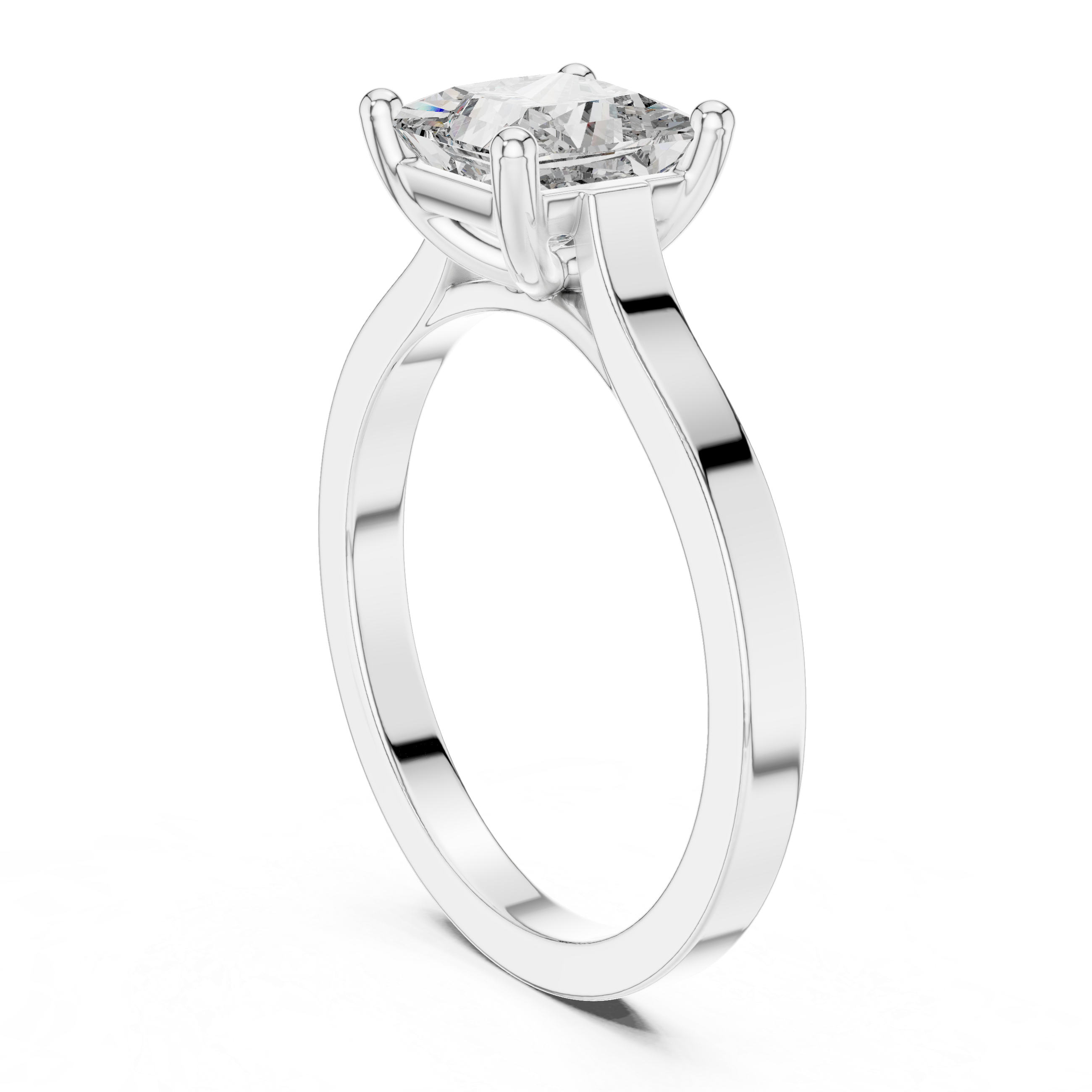 Princess diamond Solitaire ring