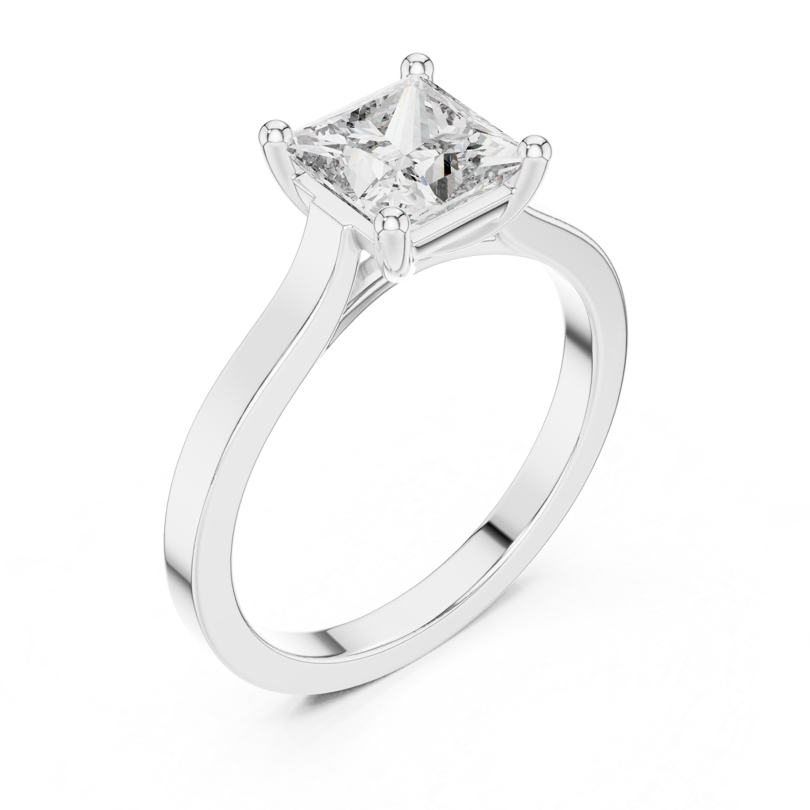 Princess diamond Solitaire ring