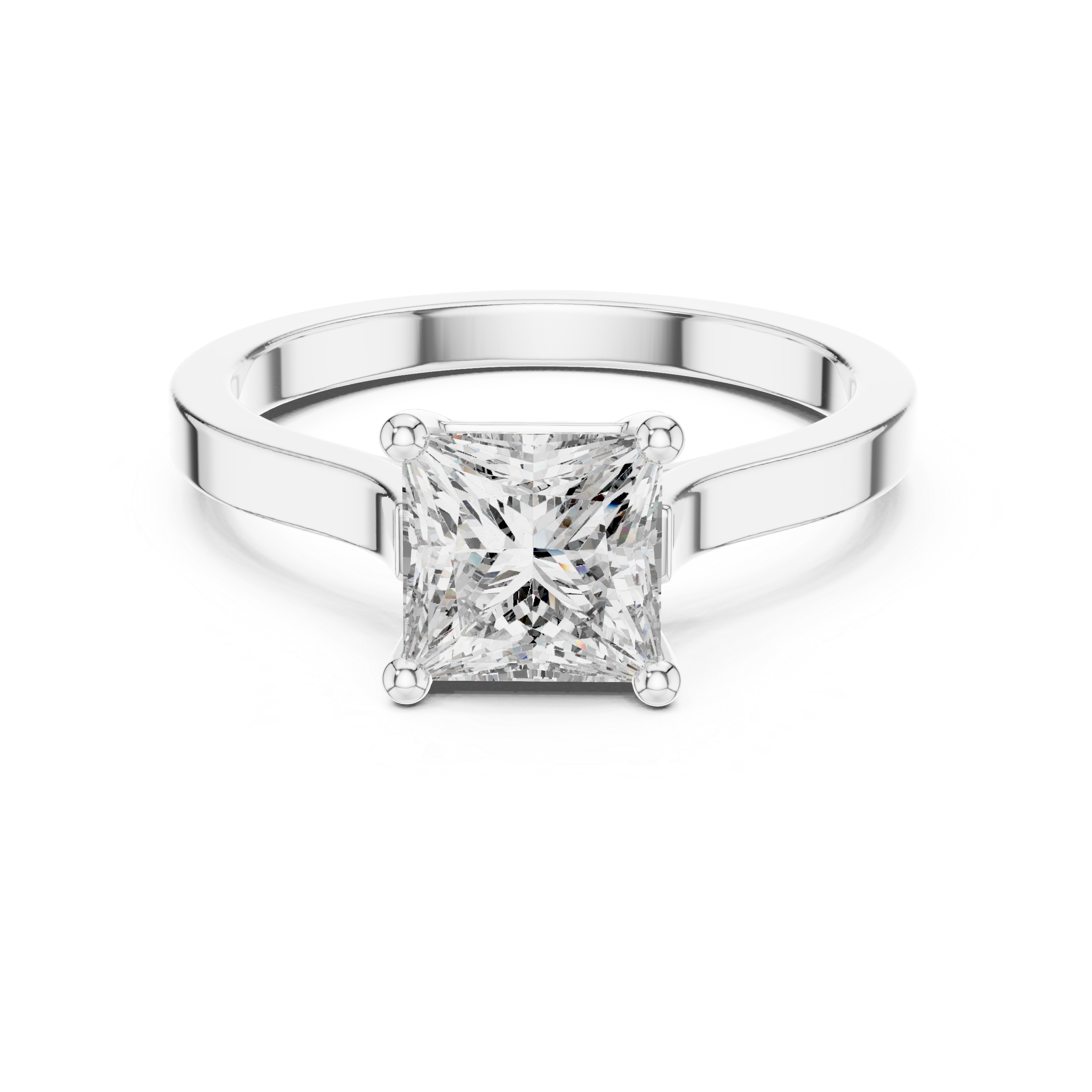 Princess diamond Solitaire ring