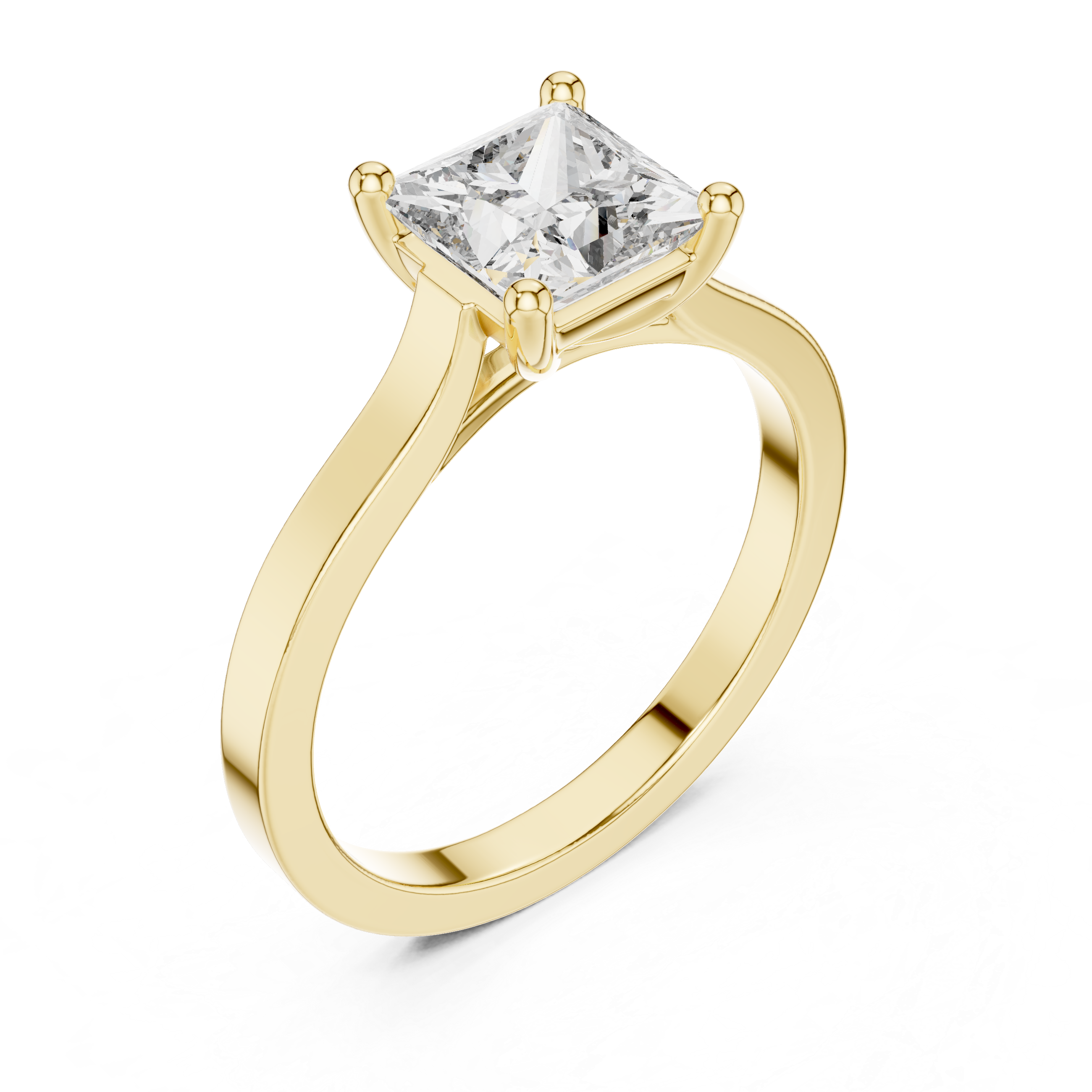 Princess diamond Solitaire ring