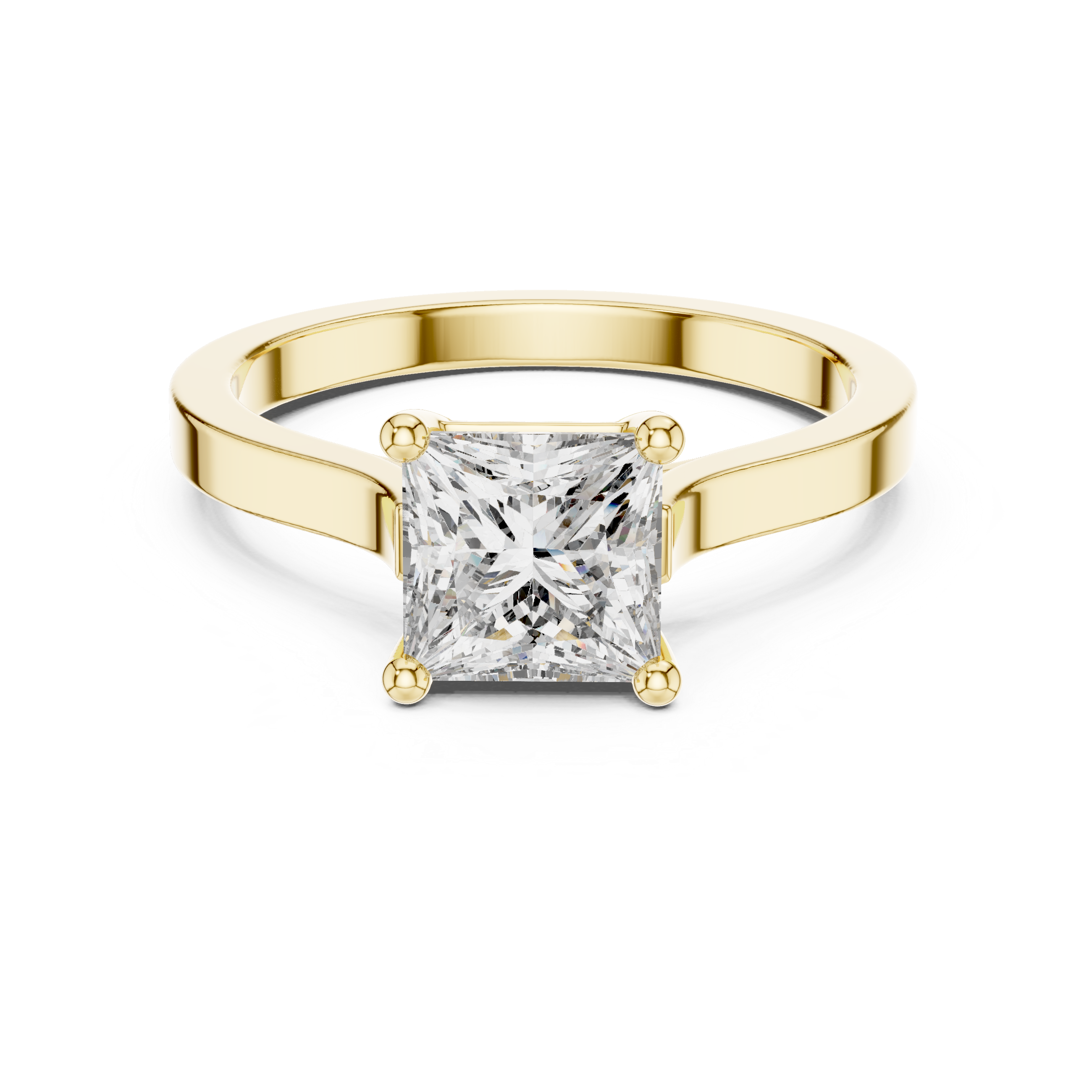 Princess diamond Solitaire ring