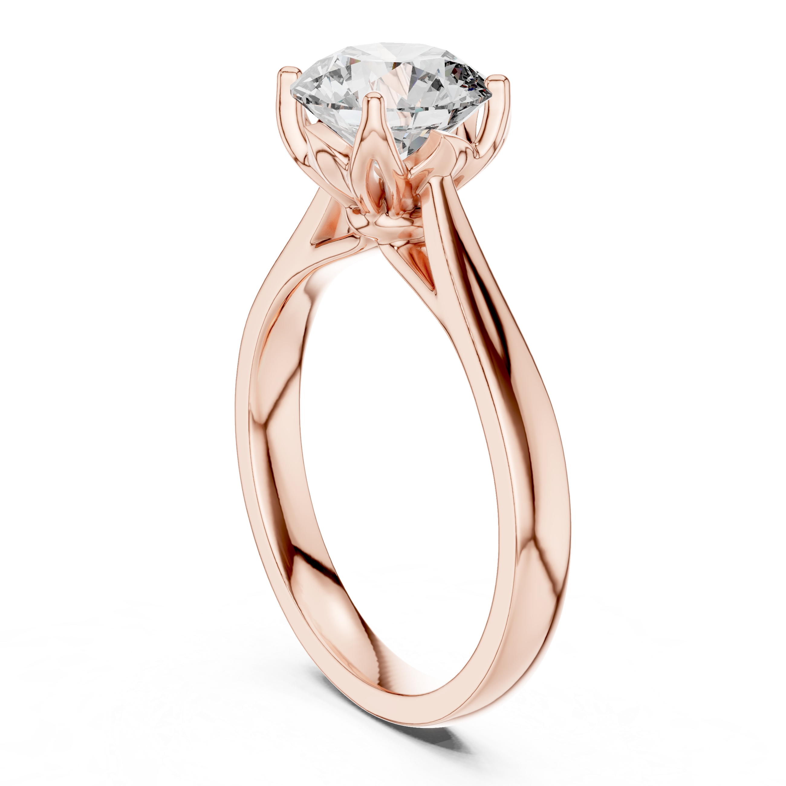 Round diamond Solitaire ring