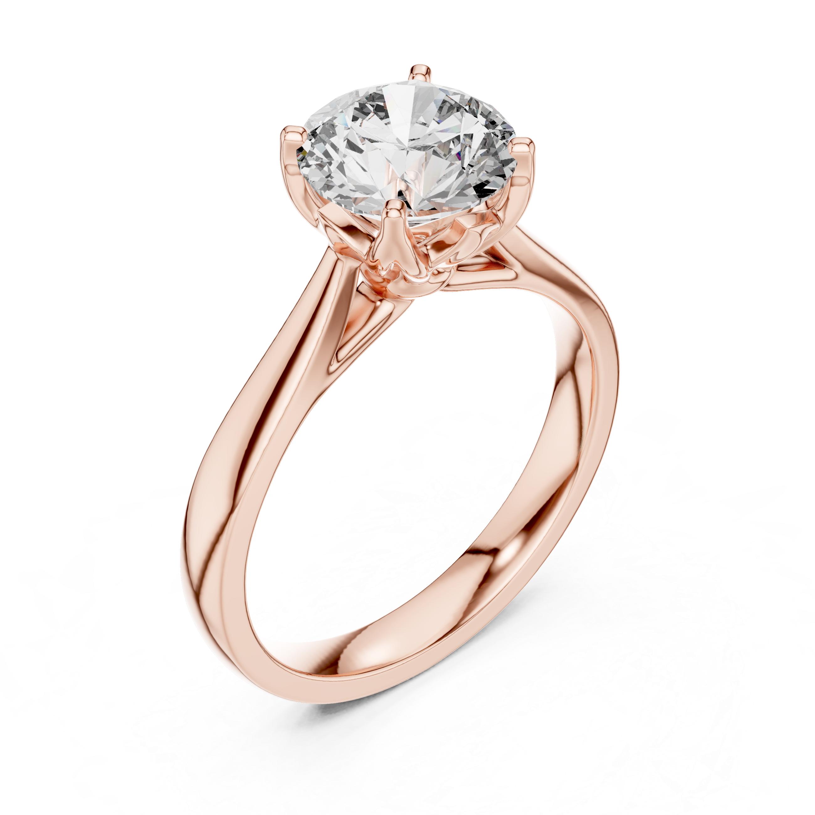Round diamond Solitaire ring