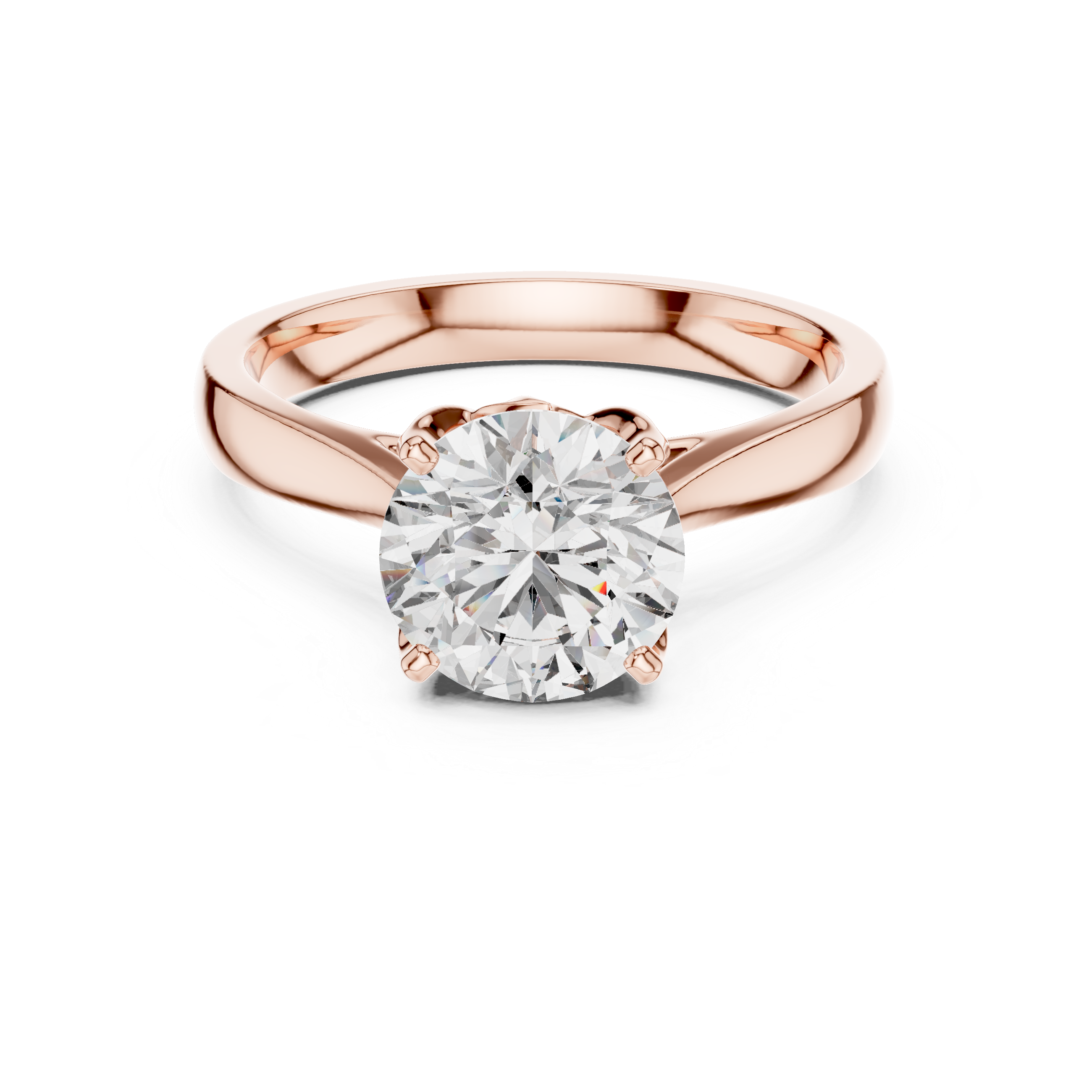 Round diamond Solitaire ring