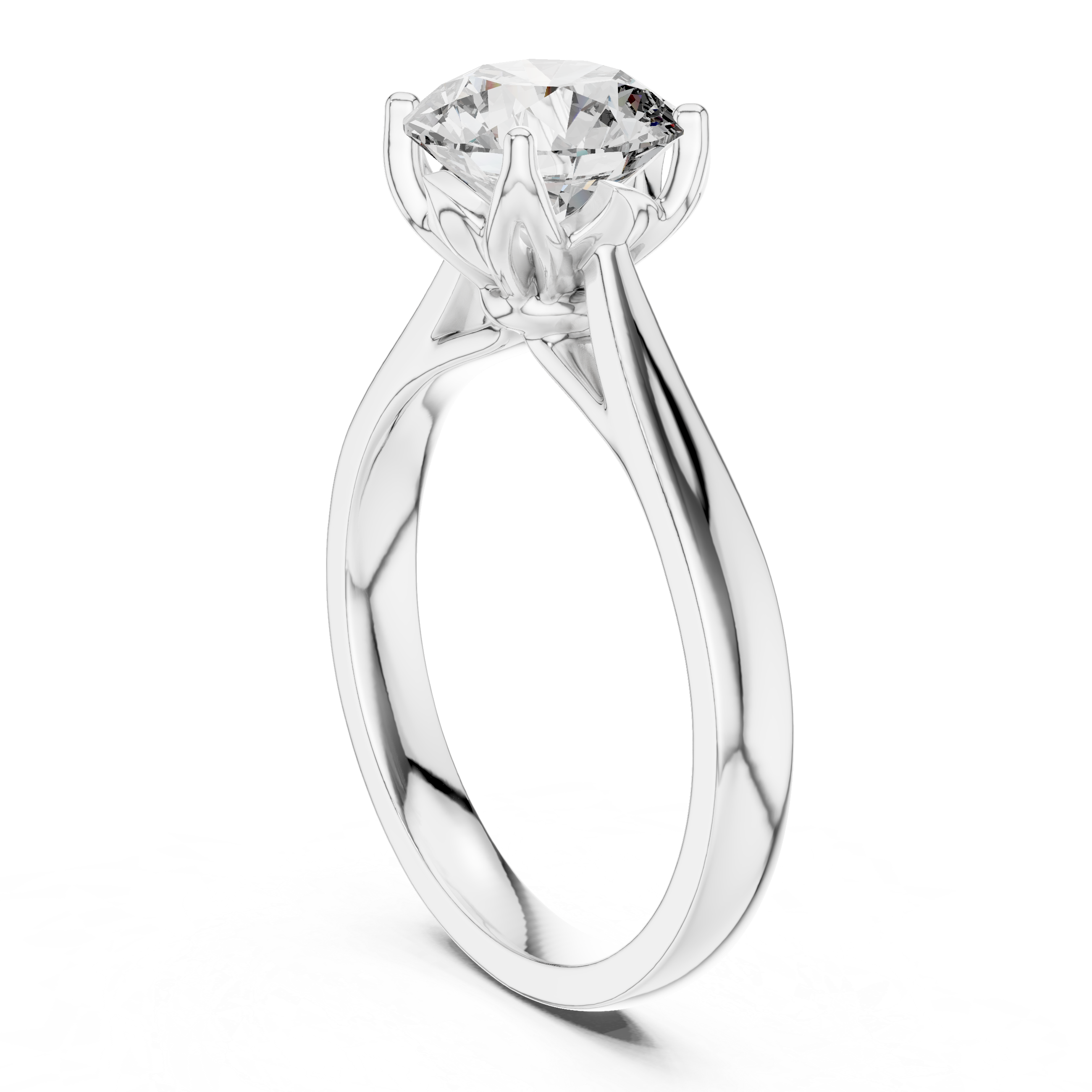 Round diamond Solitaire ring